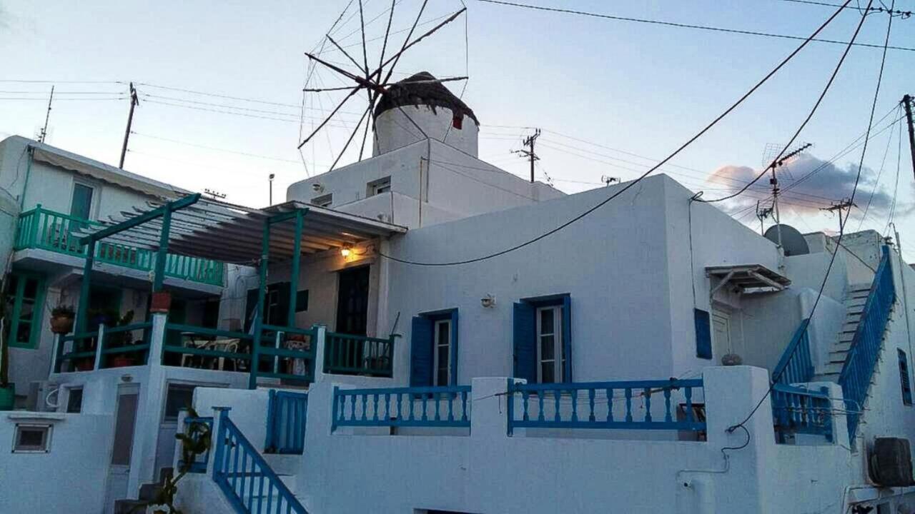 Traditional Split Level House In Mykonos Town Villa Kültér fotó